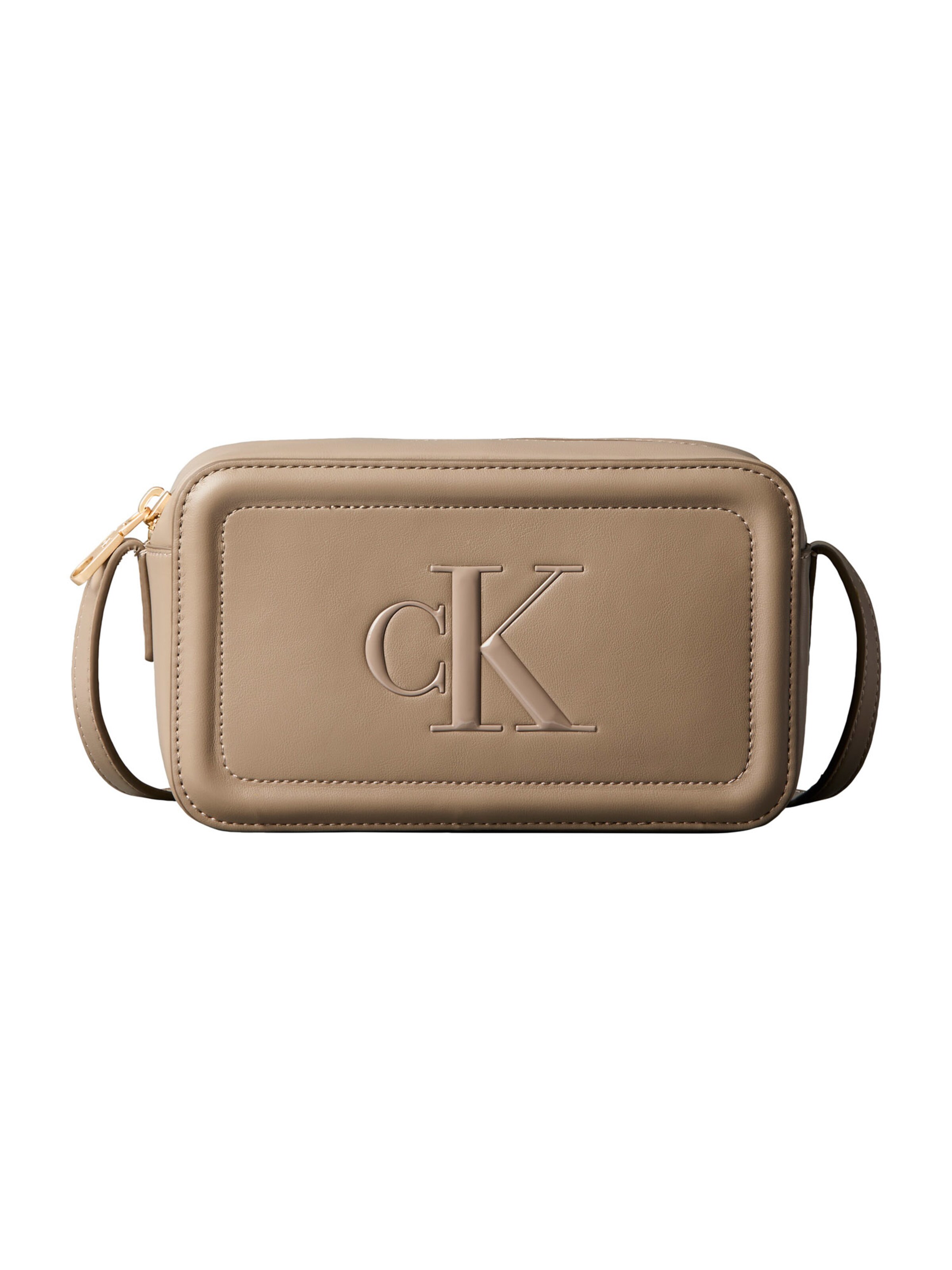 Borsa a tracolla di Calvin Klein in grigio: frontale