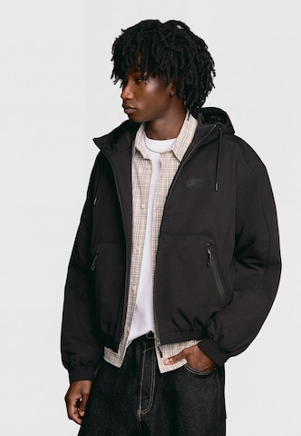 Bershka Between-season jacket in Black