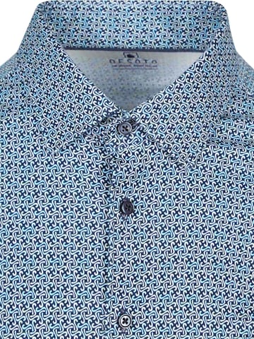 Coupe slim Chemise DESOTO en bleu