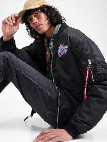 ALPHA INDUSTRIES Демисезонная куртка 'MA-1 Candy' в Черный