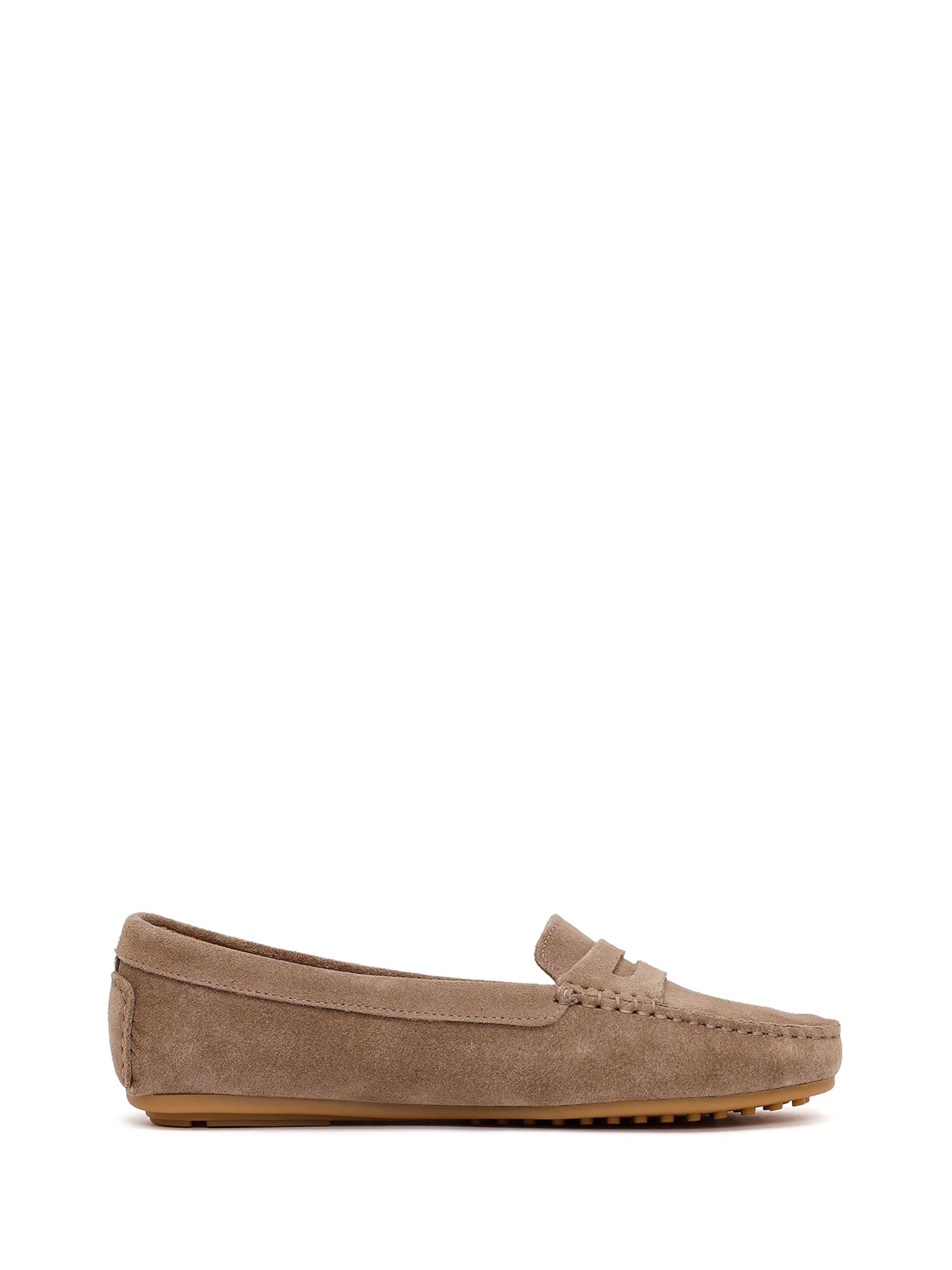 Mocassin Derimod en marron : devant