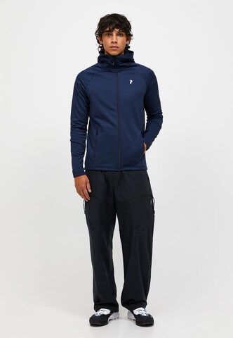 Veste en polaire PEAK PERFORMANCE en bleu