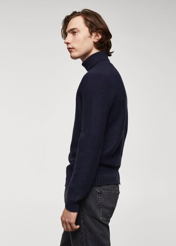 MANGO MAN Pullover 'Lotot' in Blau