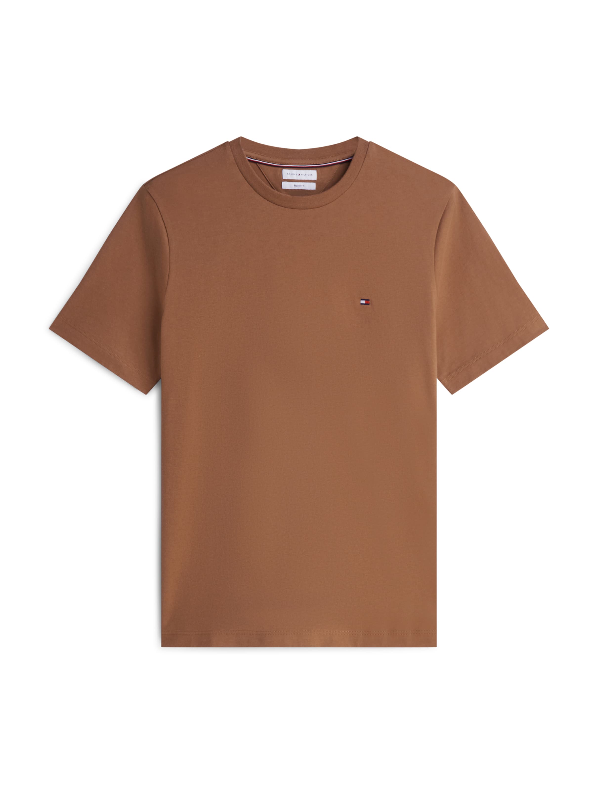 T-Shirt 'Ess Seasonal' TOMMY HILFIGER en marron : devant
