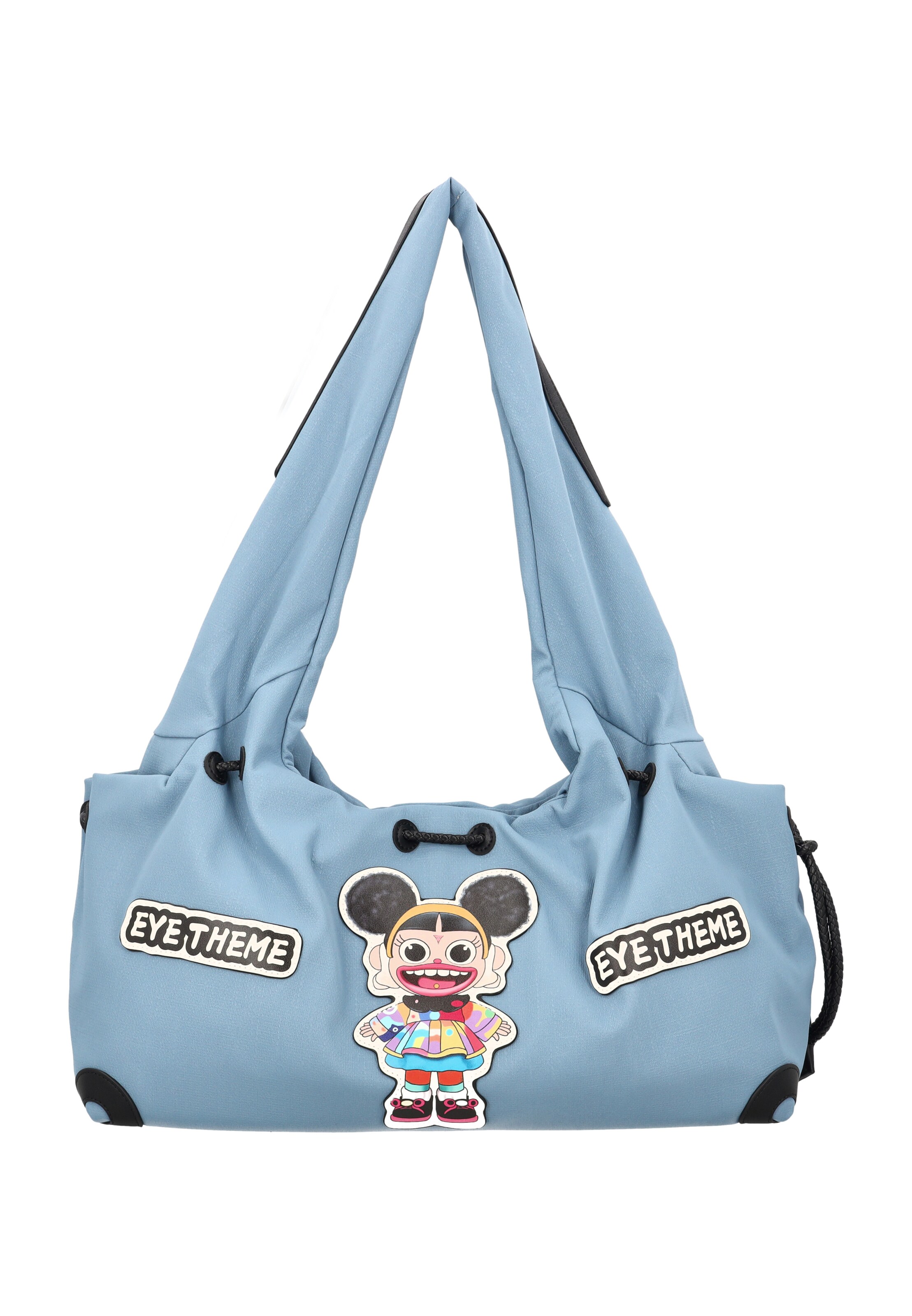 myMo Pop - Bolso de hombro 'Eyetheme' en azul: frente