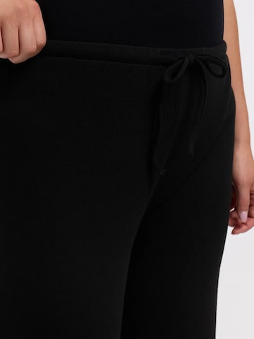 cfab Loosefit Broek 'Flow Pant' in Zwart