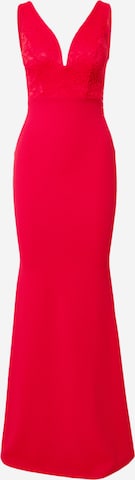 WAL G. - Vestido de noche 'JOSEPHINE' en rojo: frente