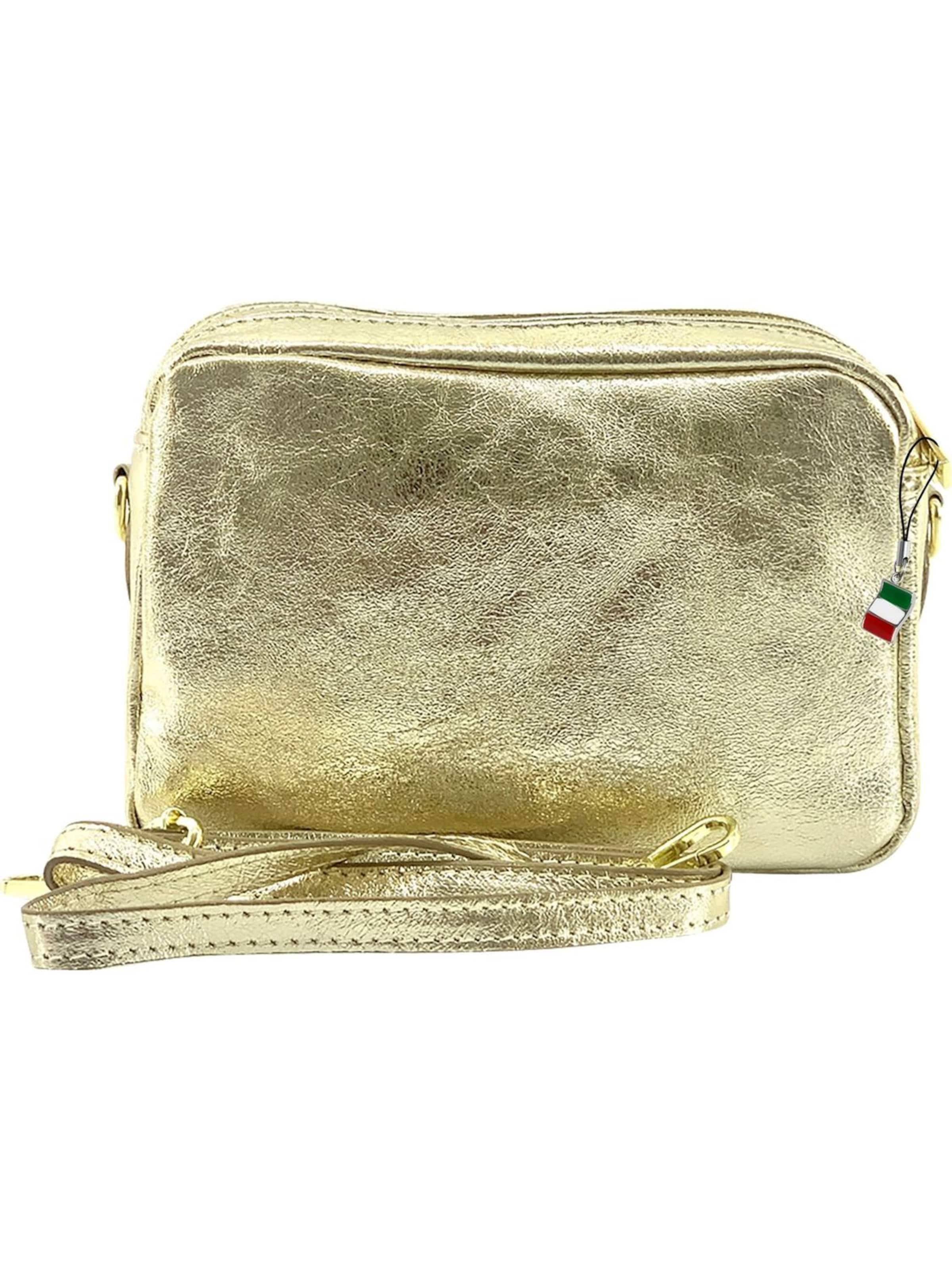 Florence Schoudertas in Goud: voorkant