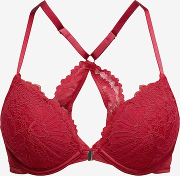 Hunkemöller Push-up Rintaliivi 'WHITNEY' värissä punainen: etupuoli