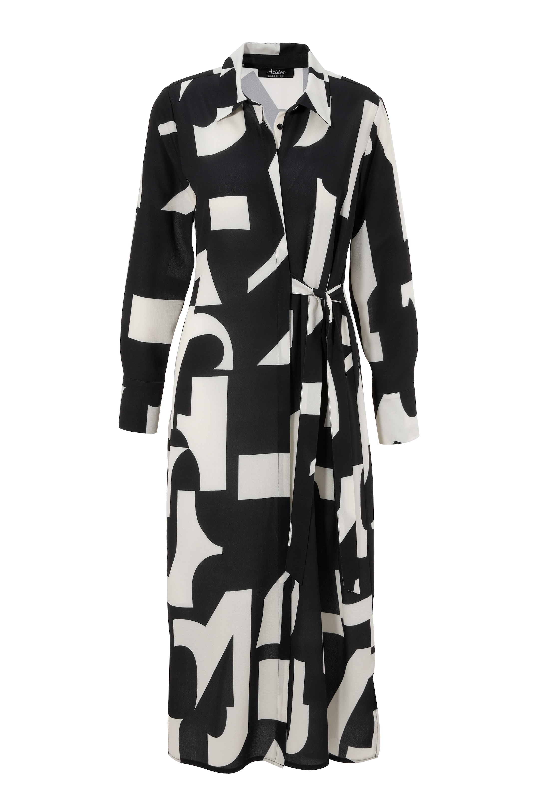 Aniston SELECTED Kleid in Schwarz: Vorderseite