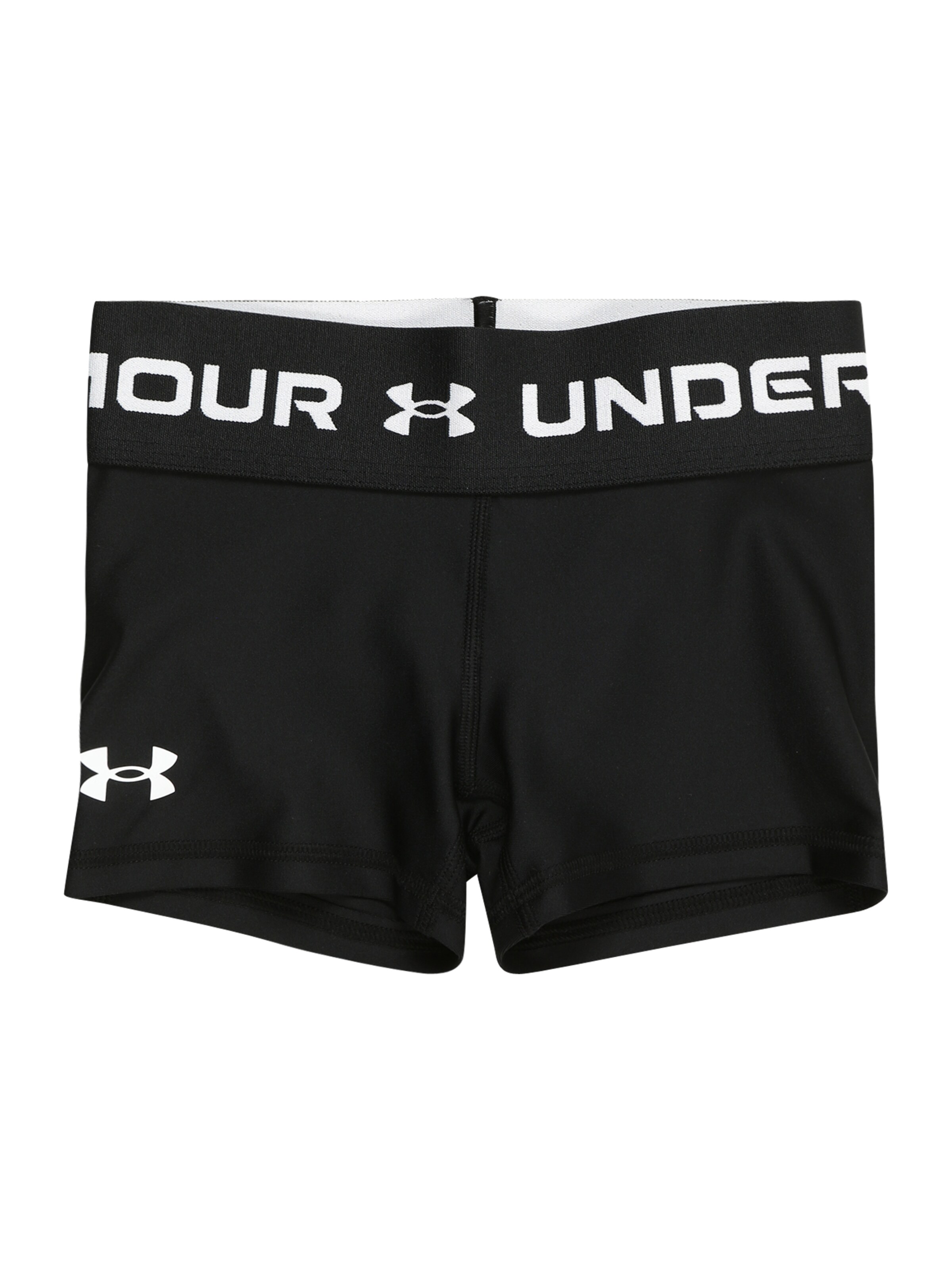 UNDER ARMOUR Workout Pants in Black: front