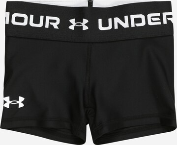 UNDER ARMOUR Skinny Sportovní kalhoty – černá: přední strana