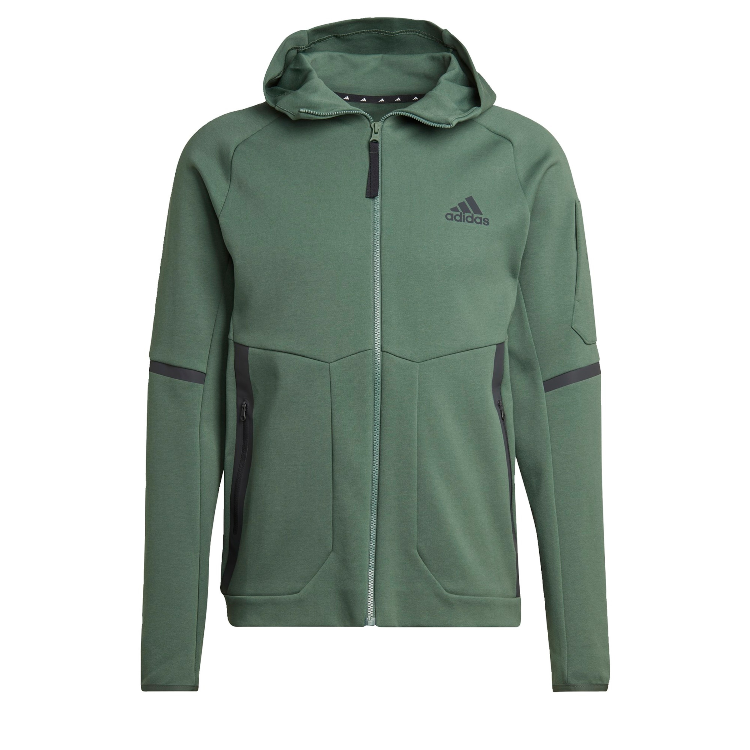ADIDAS SPORTSWEAR Sportsweatjacke in Grün: Vorderseite