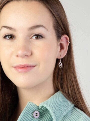 Lucardi Earrings in Silver