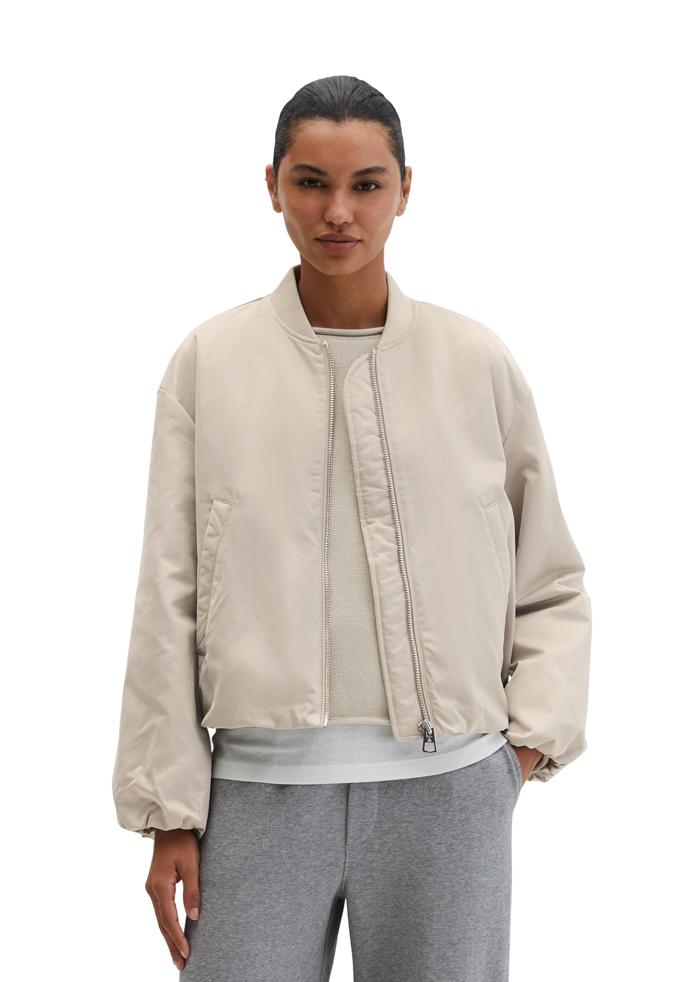 Marc O'Polo Tussenjas in Grijs: voorkant