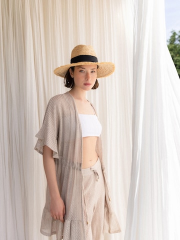 Pink Label Summer dress 'BEACHWEAR SAND' in Beige