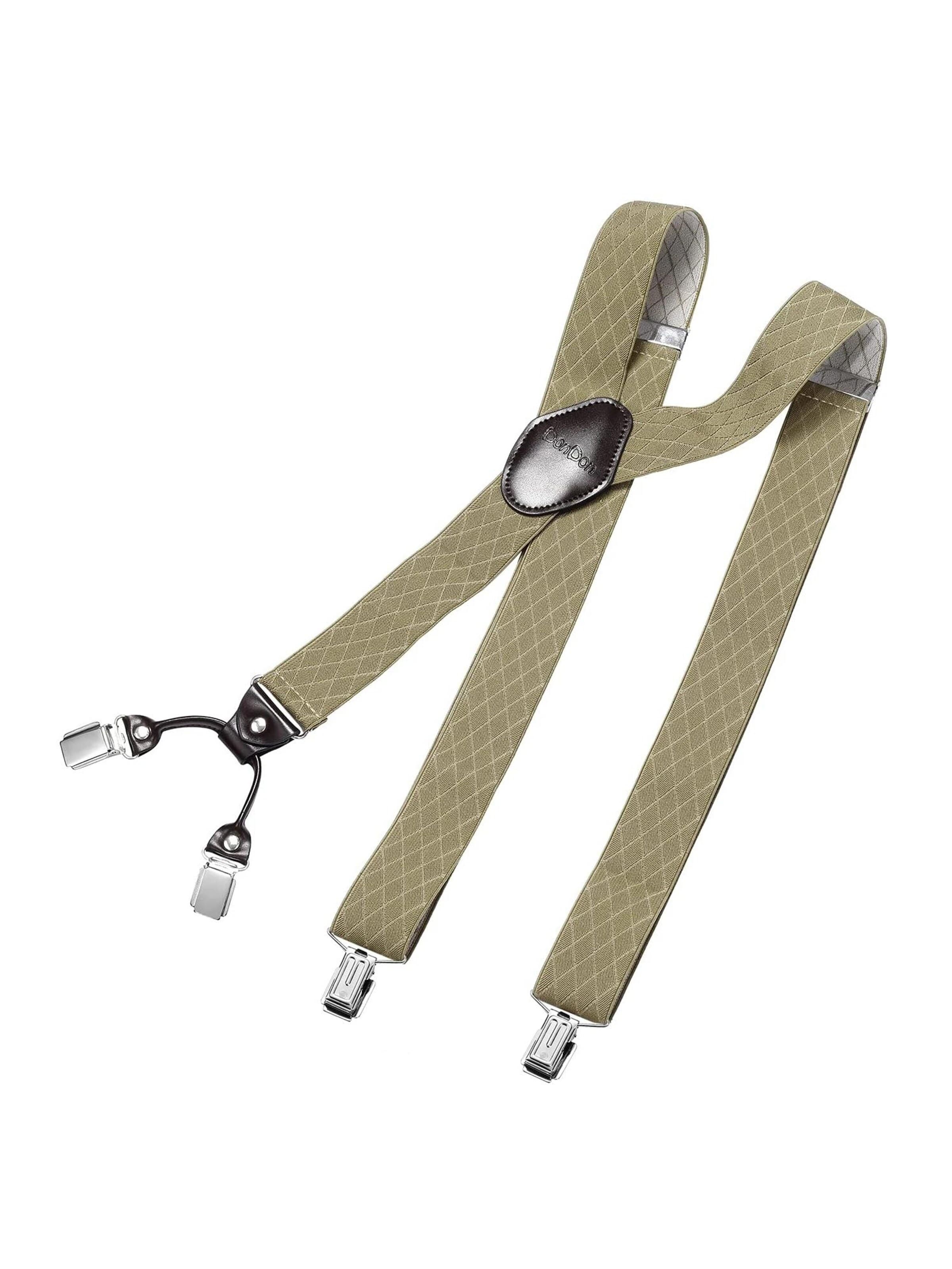 DonDon Suspenders in Brown