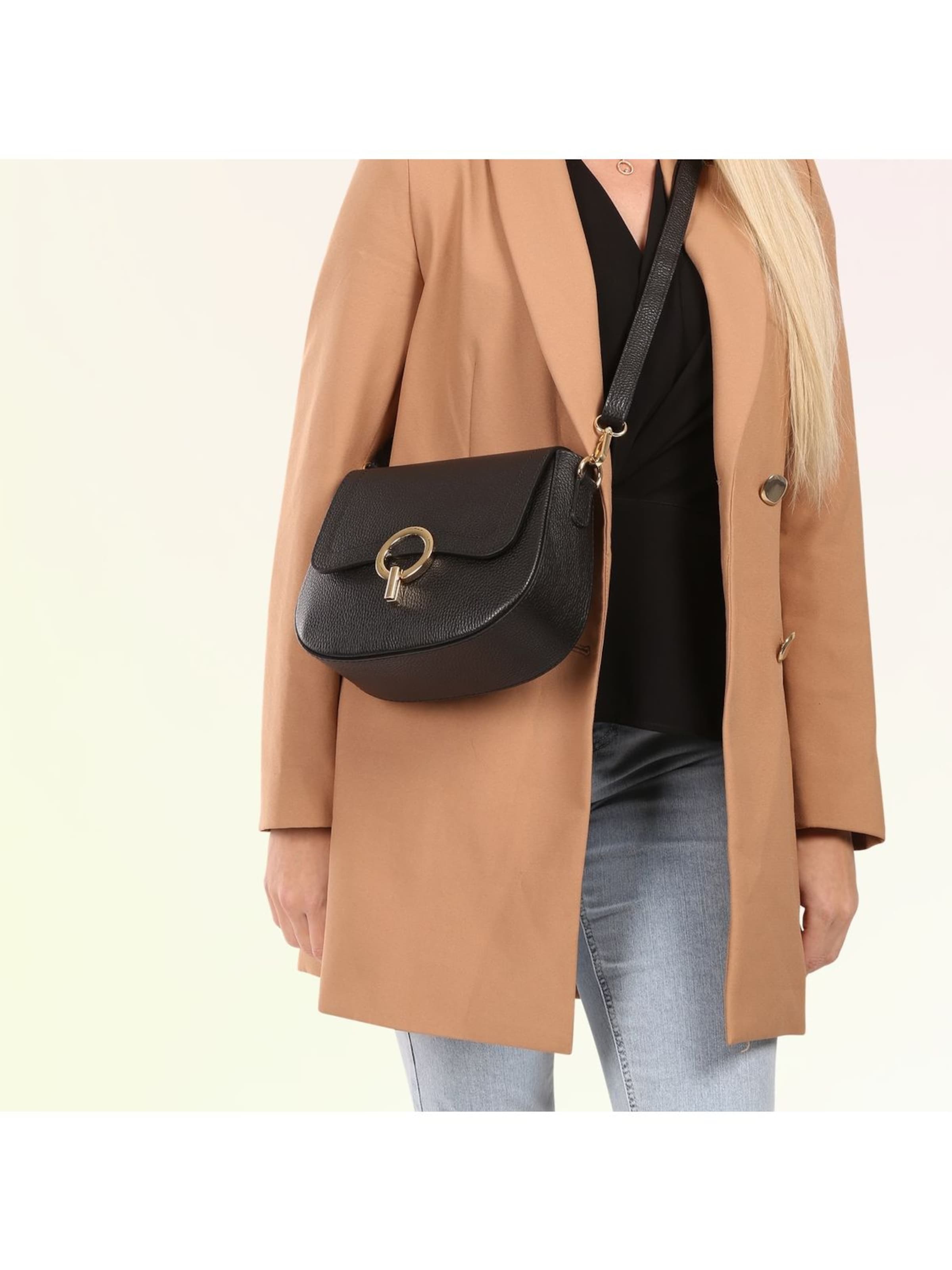 Sac à bandoulière Toscanto en noir