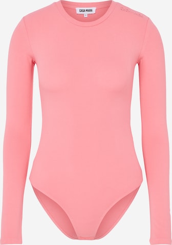 Casa Mara Shirt Bodysuit 'Skinny' in Pink: front