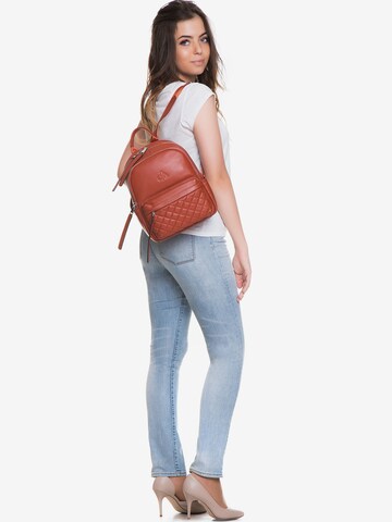C’iel Backpack 'Rhea' in Orange: front