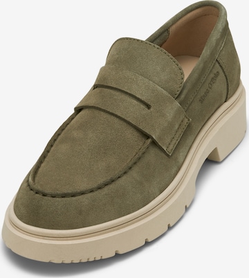 Marc O'Polo Moccasins in Green: front