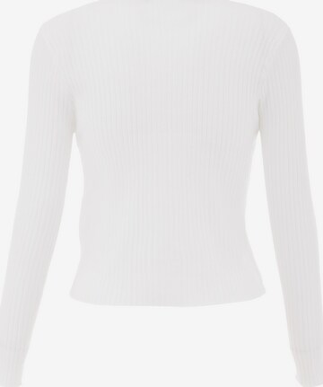 IPARO Knit Cardigan in White