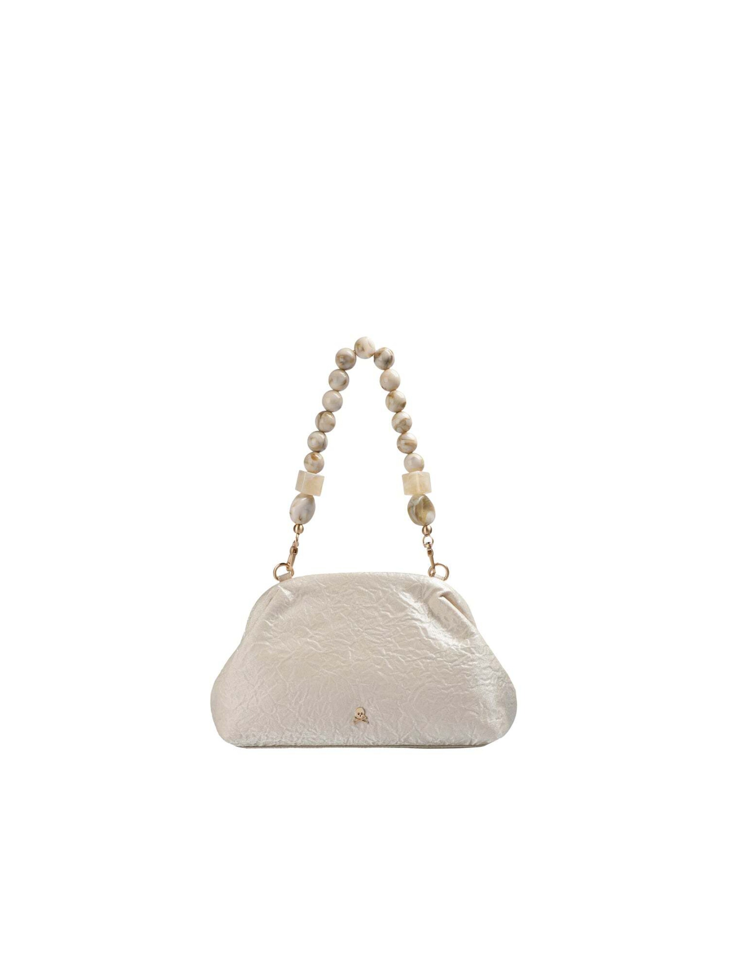 Borsa a mano 'Ny Night' di Scalpers in beige: frontale