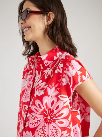 OUI Bluse in Rot
