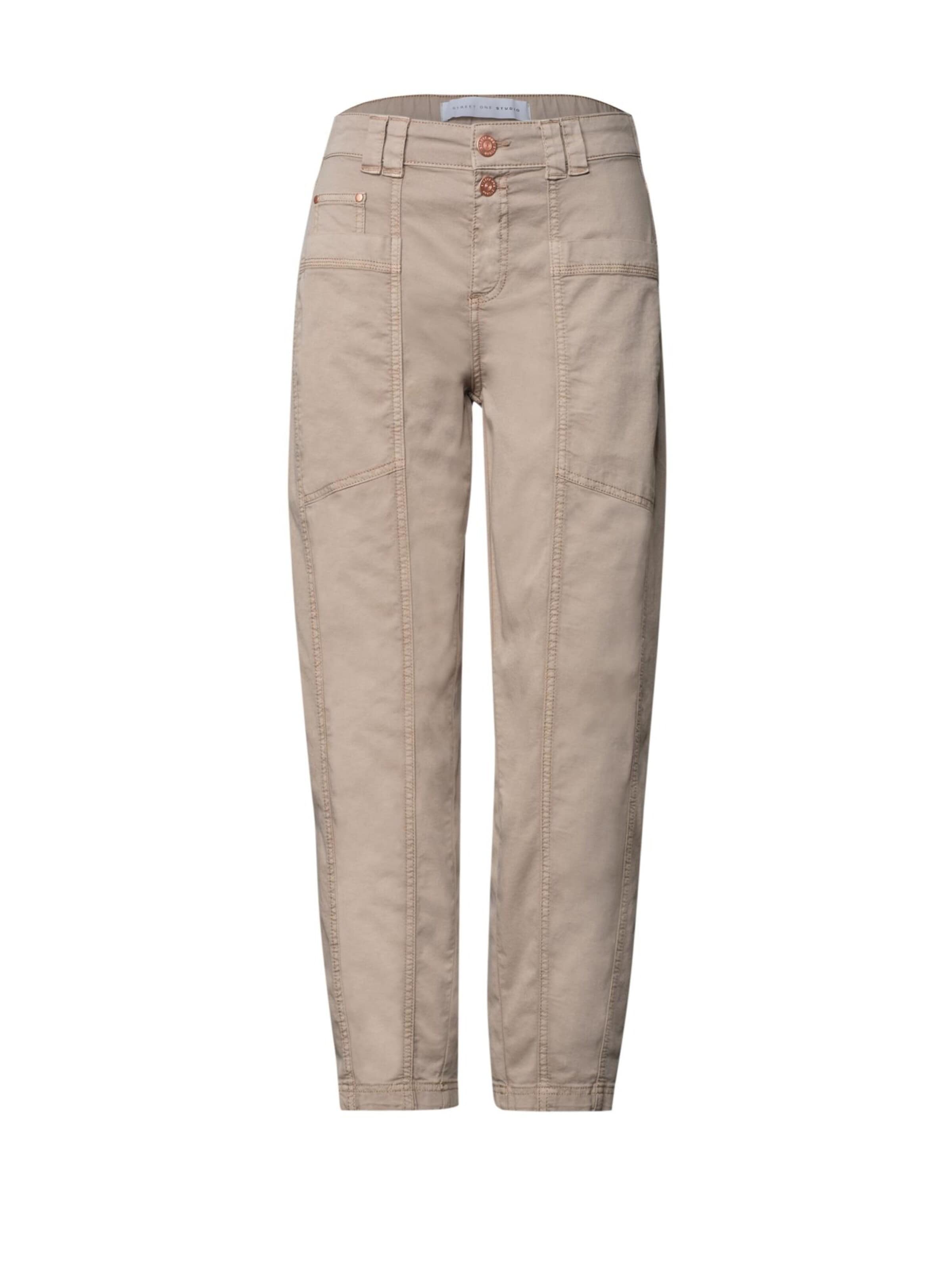 STREET ONE Pantalon en 34 en marron, Vue avec produit