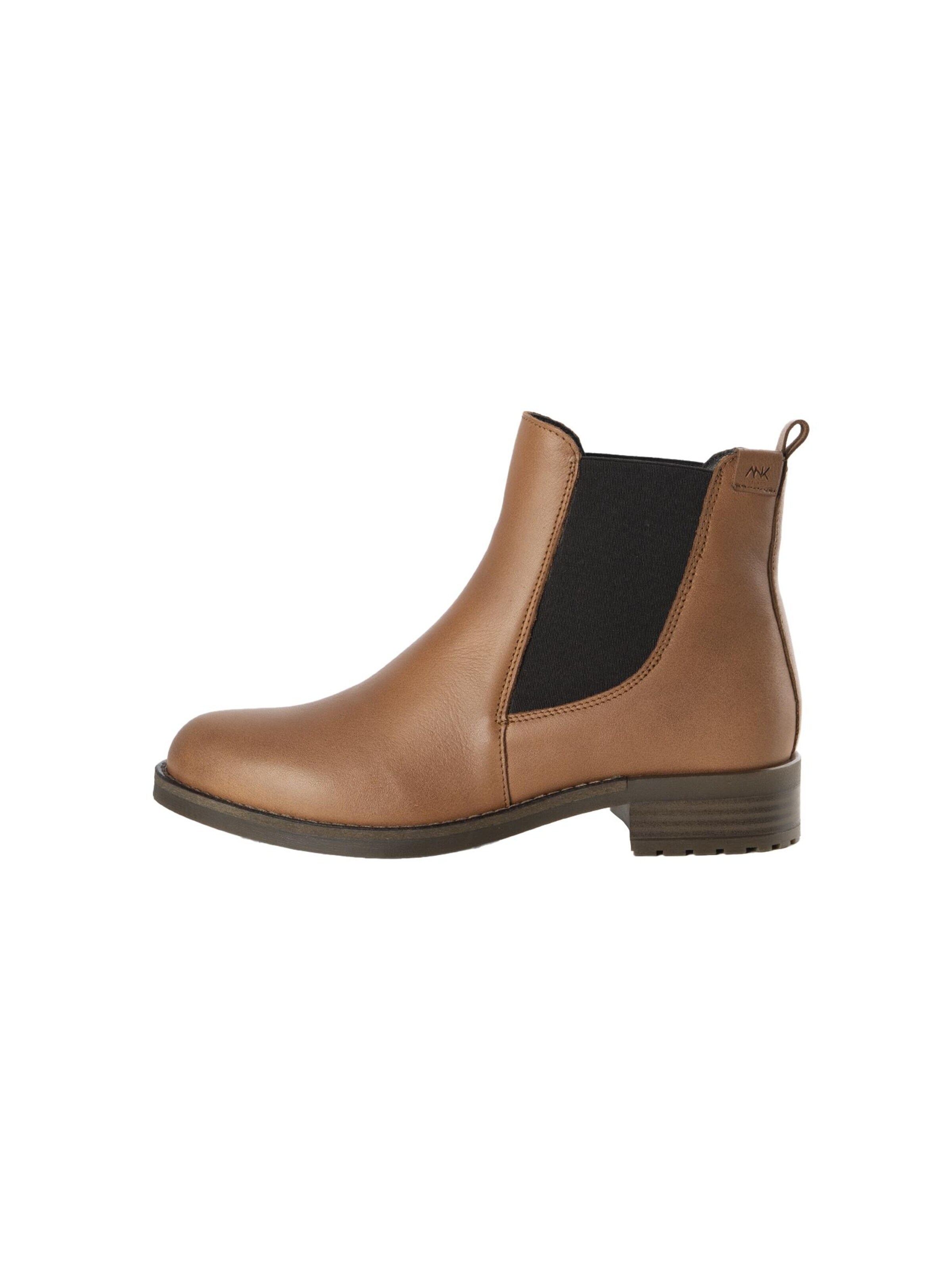 ANK Select Chelsea boots 'LEATHER Chelsea Boot - Made in Portugal' in Bruin