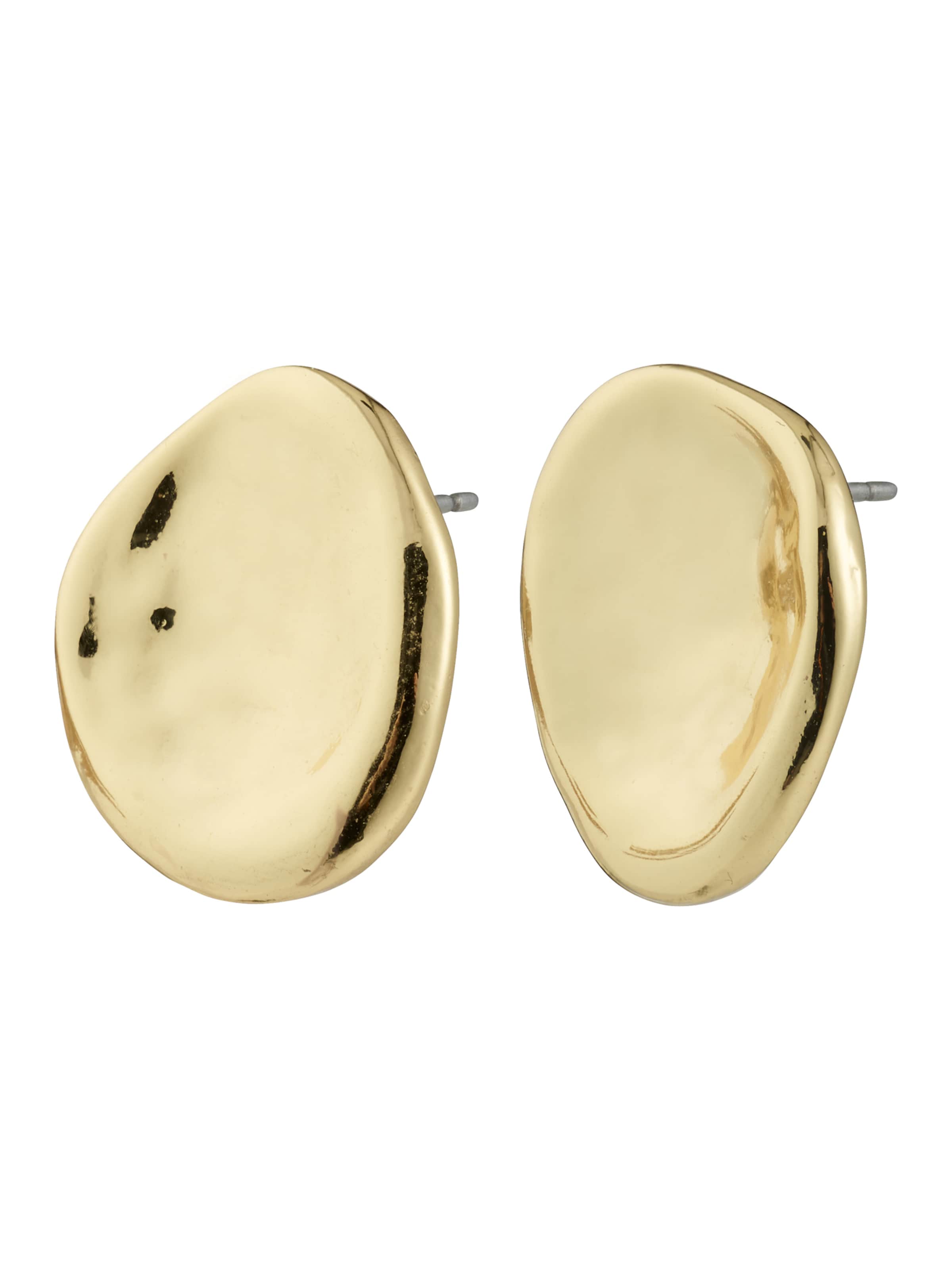 Pilgrim Náušnice 'Sparkle' – zlatá: přední strana