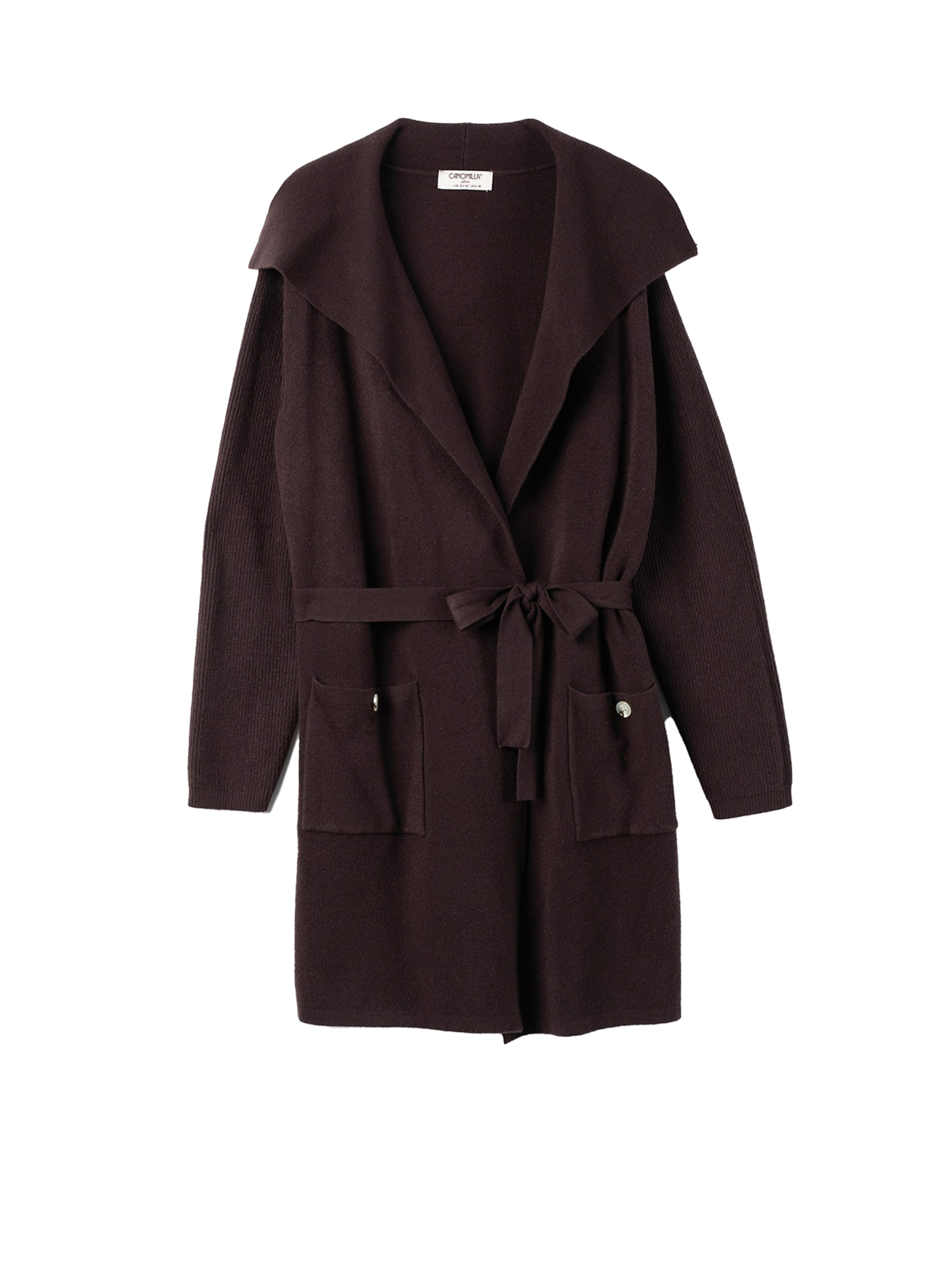 Cappotto di mezza stagione 'CLOTILDE' di Camomilla Italia in marrone: frontale