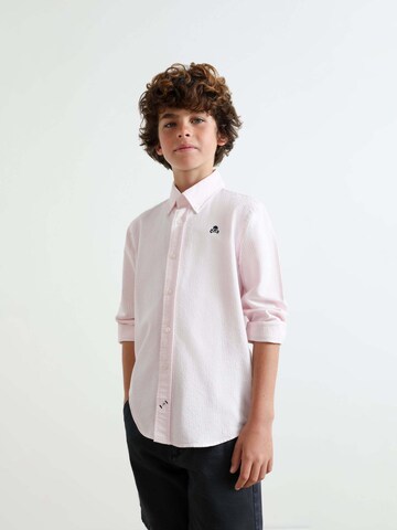 Scalpers Regular fit Button Up Shirt in Pink: front