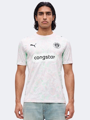 T-Shirt fonctionnel PUMA en blanc : devant