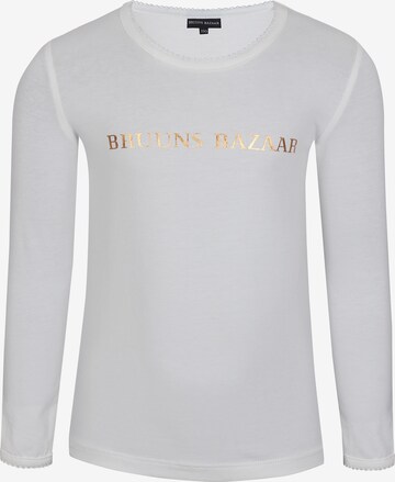 Bruuns Bazaar Kids Тениска 'Marie Louise' в бяло: отпред