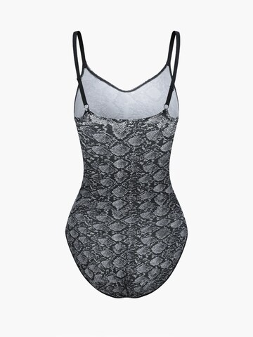 cfab (formerly creamy fabrics) Shapingbody 'Bodysuit Sculpting Shapewear mit Slip'‌‌‌‌‌‌‌‌ in Grau