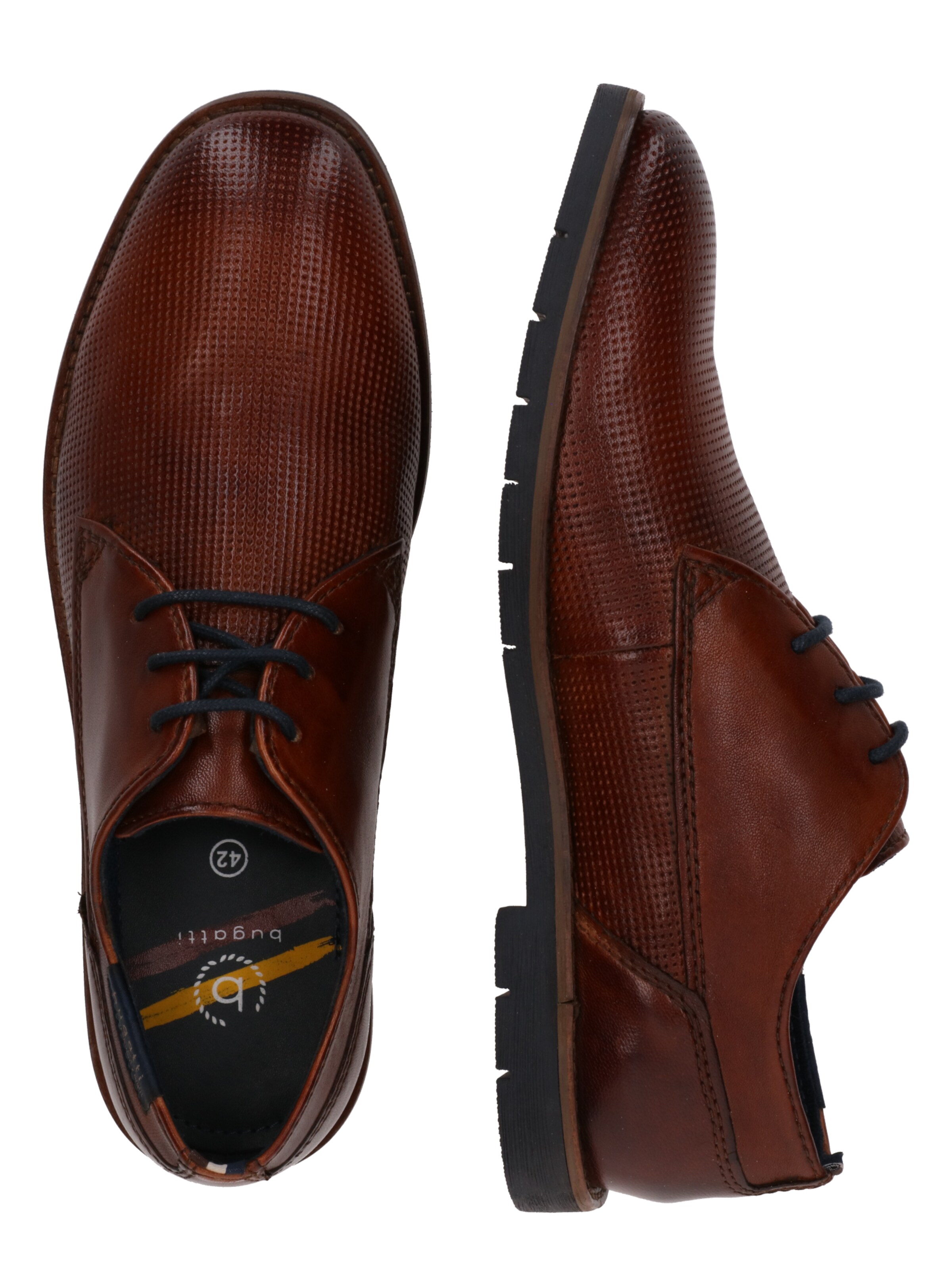 bugatti Lace-up shoe in Brown