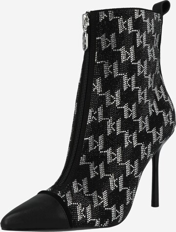 Karl Lagerfeld Kotníkové boty 'SARABANDE II' – černá: přední strana