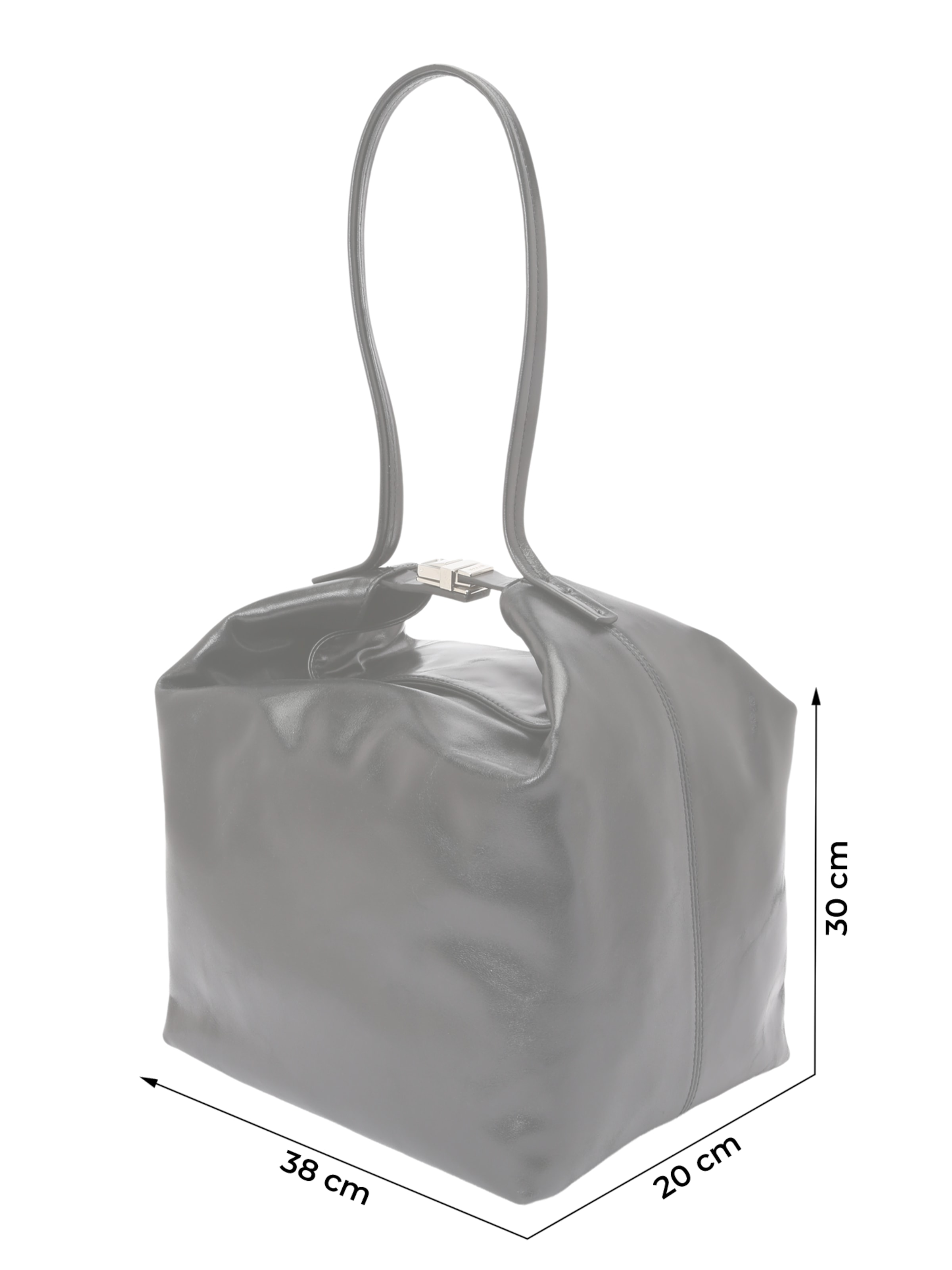 Sac bandoulière 'MAXI BEA' By Far en noir