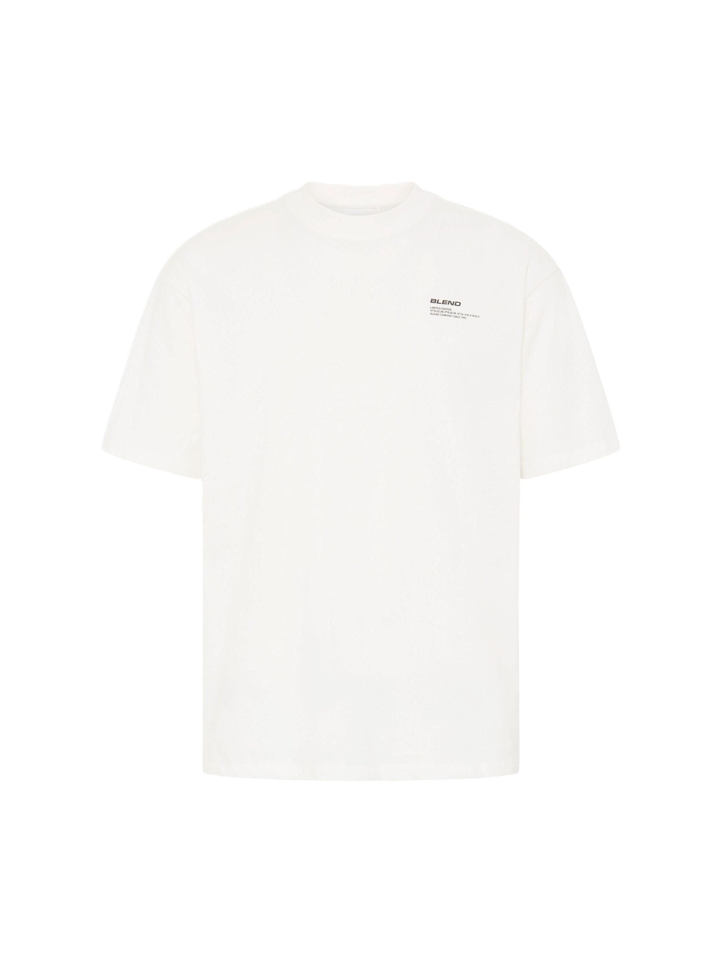 BLEND - Camiseta ' BHFloa ' en blanco: frente
