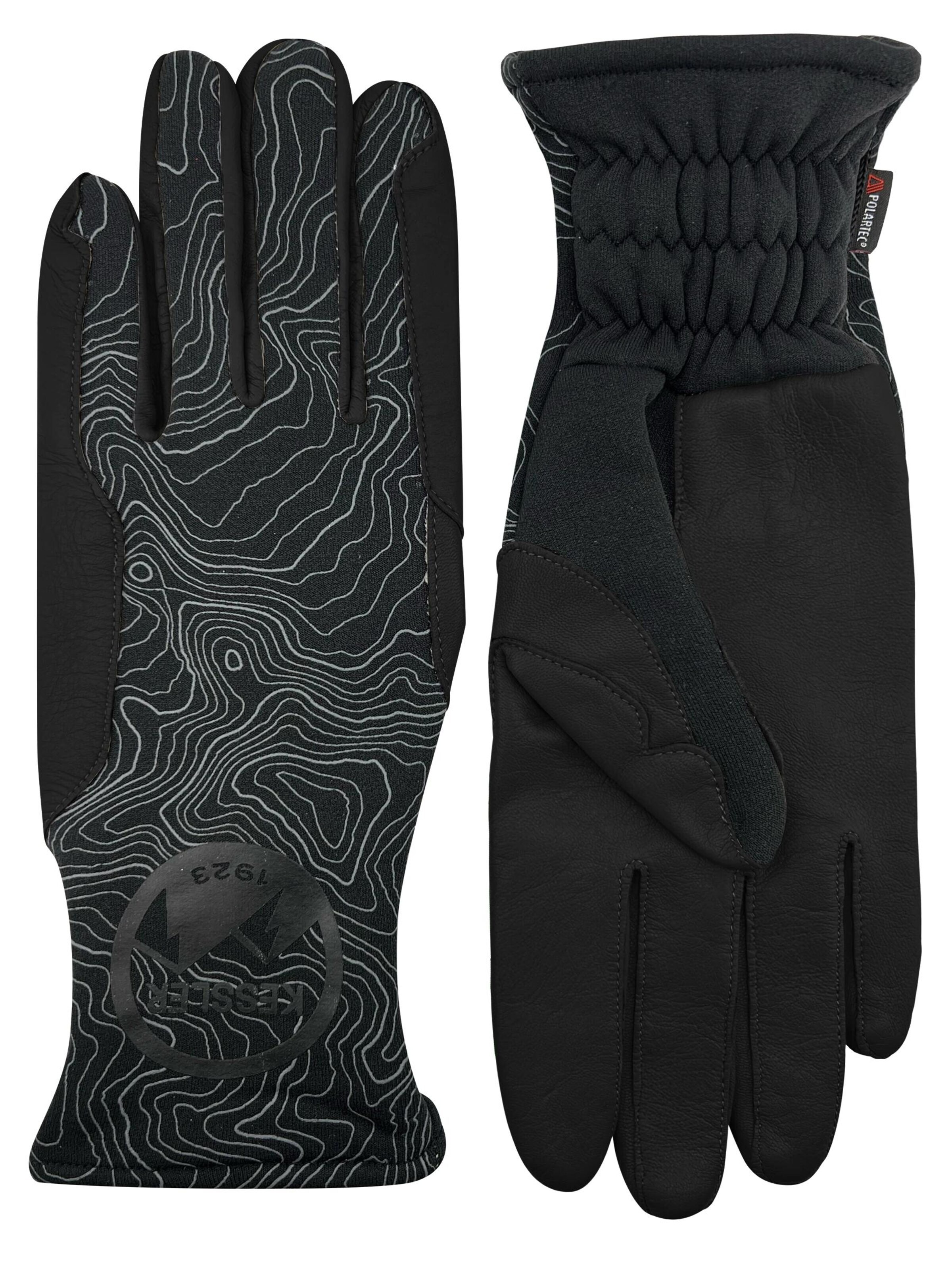 KESSLER Fingerhandschuhe‌‌‌‌‌‌‌‌‌ in Schwarz: Vorderseite