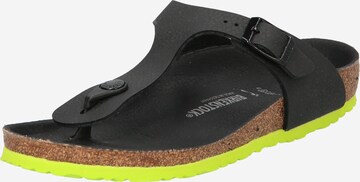 BIRKENSTOCK Buty otwarte 'Gizeh' w kolorze czarny: przód