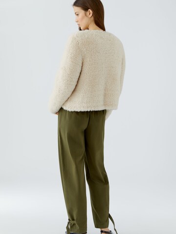 OUI Strickjacke in Beige
