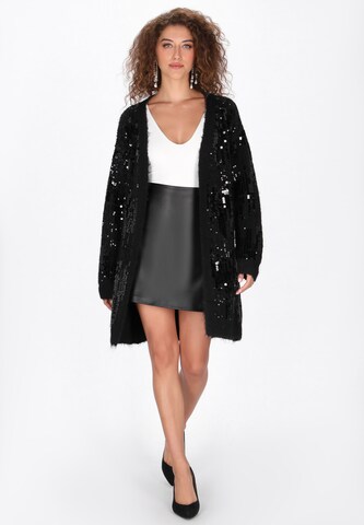 faina - Cárdigan en negro