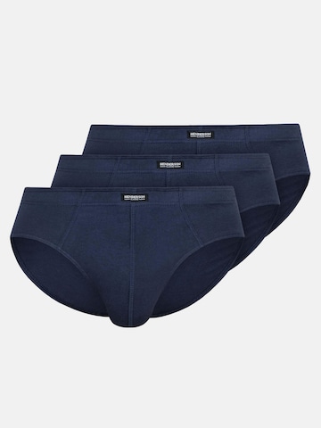 Henderson Slip 'Klassische Slips 3er-Pack aus Baumwolle bequem atmungsaktiv Classic XXL' in Blauw: voorkant