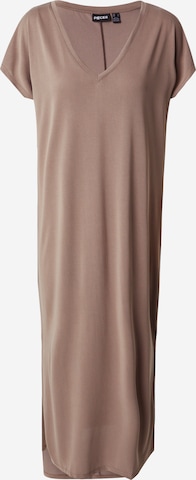 PIECES Šaty 'PCANORA' - Hnedá: predná strana