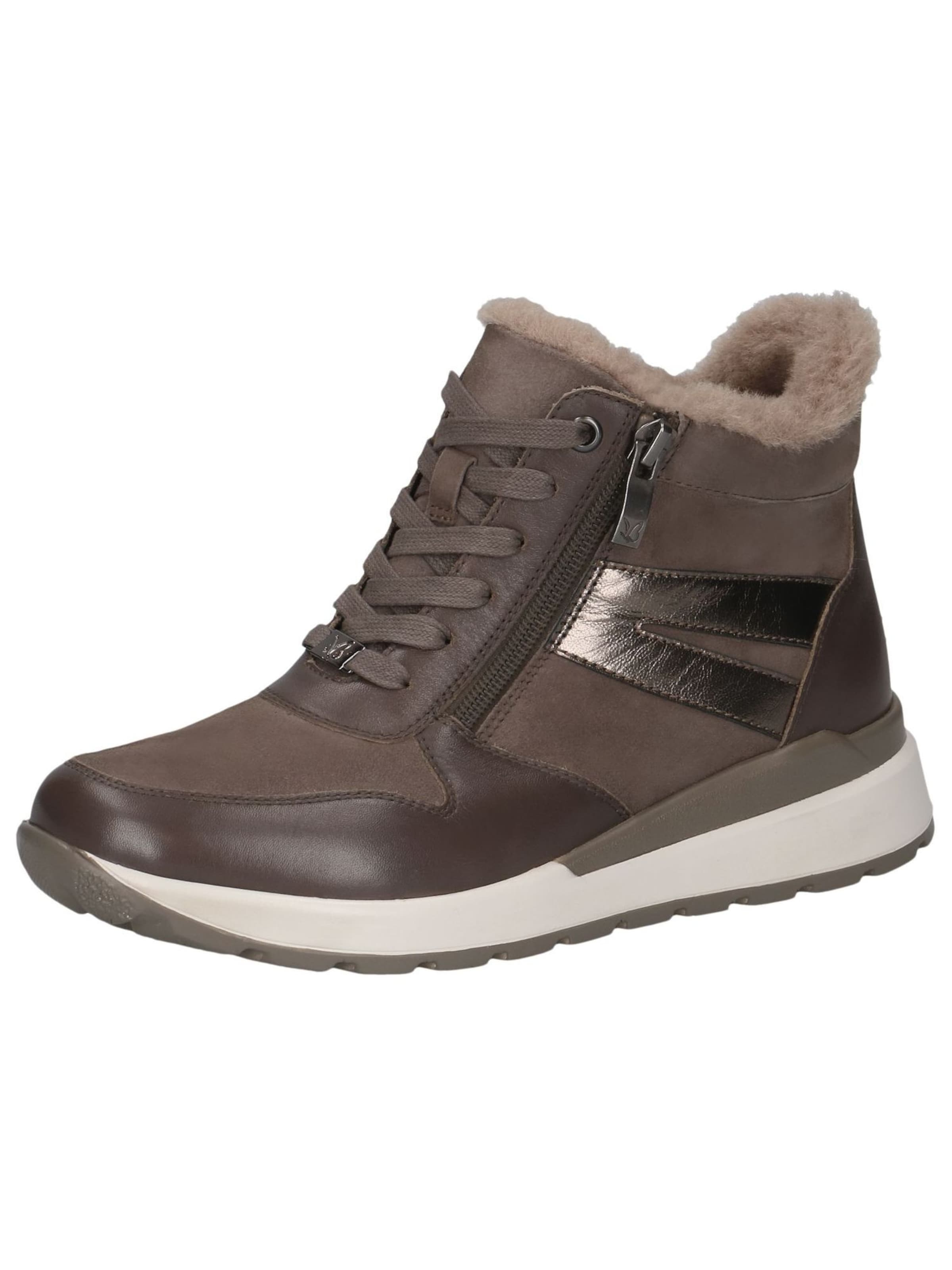CAPRICE High-top trainers in Beige: front