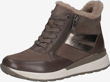 Baskets hautes CAPRICE en beige : devant