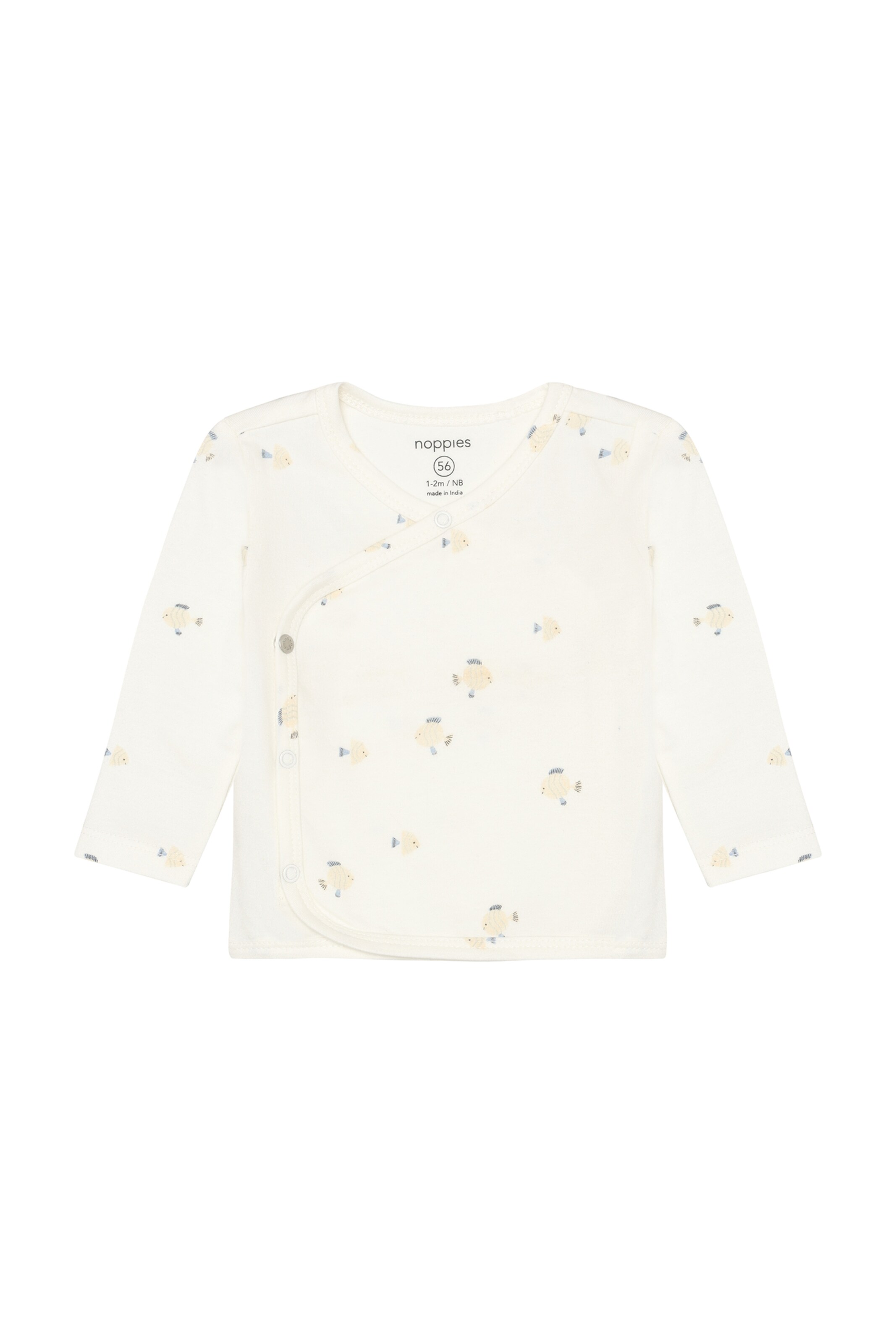 Noppies Shirt in Wit: voorkant