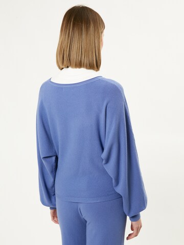 Influencer Pullover in Blau